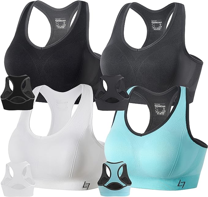 Experience Unrivaled Comfort and Support with Racerback Sports Bras – Your Ultimate Workout Companion!